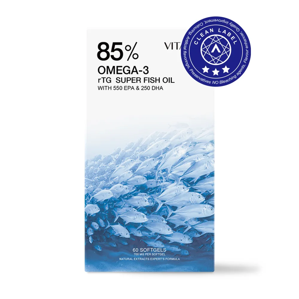 VITABOX® 85% 高濃度魚油給你每日新鮮Omega-3補給